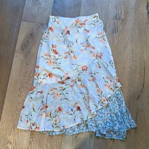Floral Midi Skirt